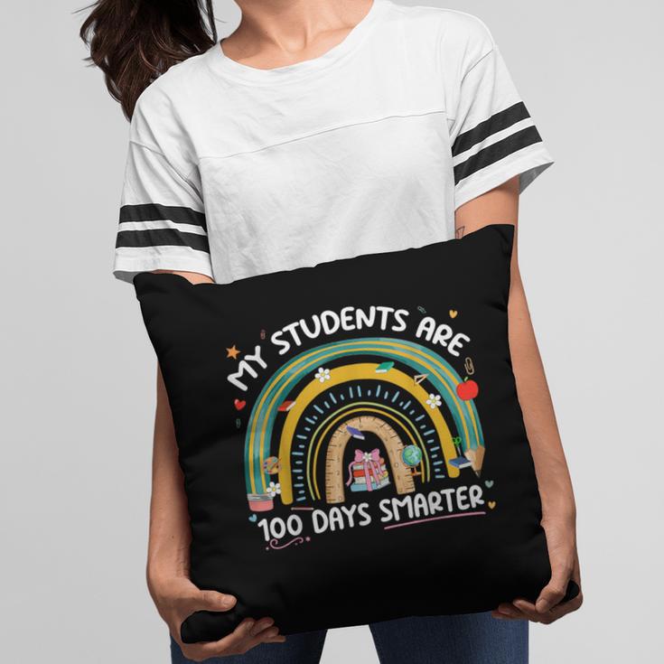 100th Day Of School Teachers Students Women Floral Books Pillowcase