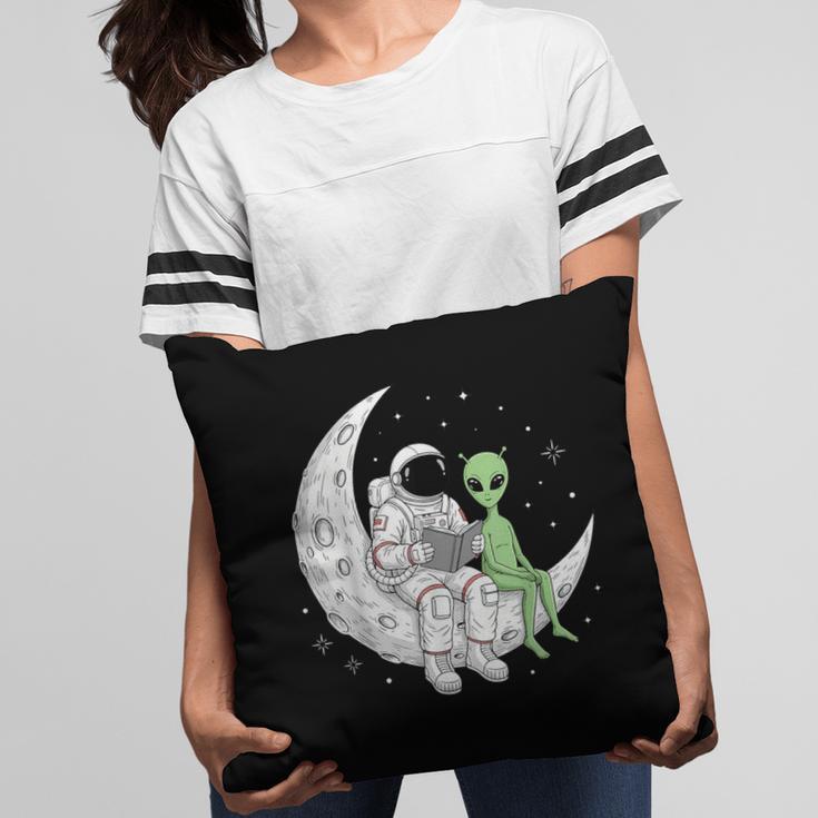 Astronaut Reading Book To Alien Moon Space Book Lover Men Pillowcase Astronaut Reading Book To Alien Moon Space Book Lover Men Pillowcase