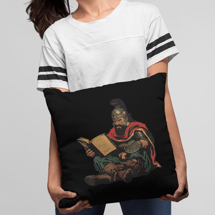 Attila The Hun Reading A Book Pillowcase