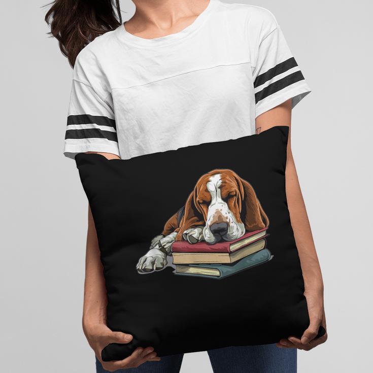 Basset Hound Books Dog Breed Graphic Pillowcase Basset Hound Books Dog Breed Graphic Pillowcase