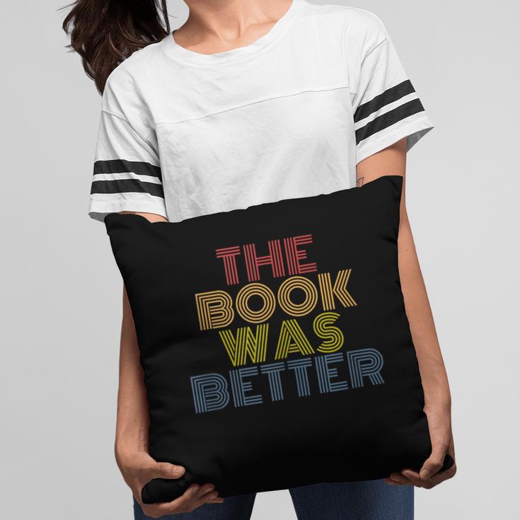 The Book Was Better Retro 70s Vintage Pillowcase