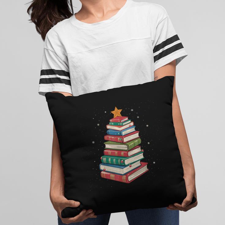Book Christmas Tree Book Lover Teacher Librarian Men Women Pillowcase
