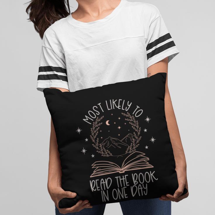 Book Club Shirts For Women Most Likely To Read One Day Pillowcase