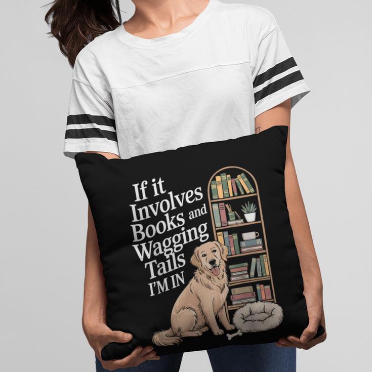 Book And Dog Lover Bookworm Reader Book Lover Pillowcase