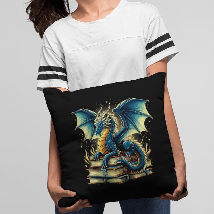 Book Lover Reading Fantasy Dragon Pillowcase