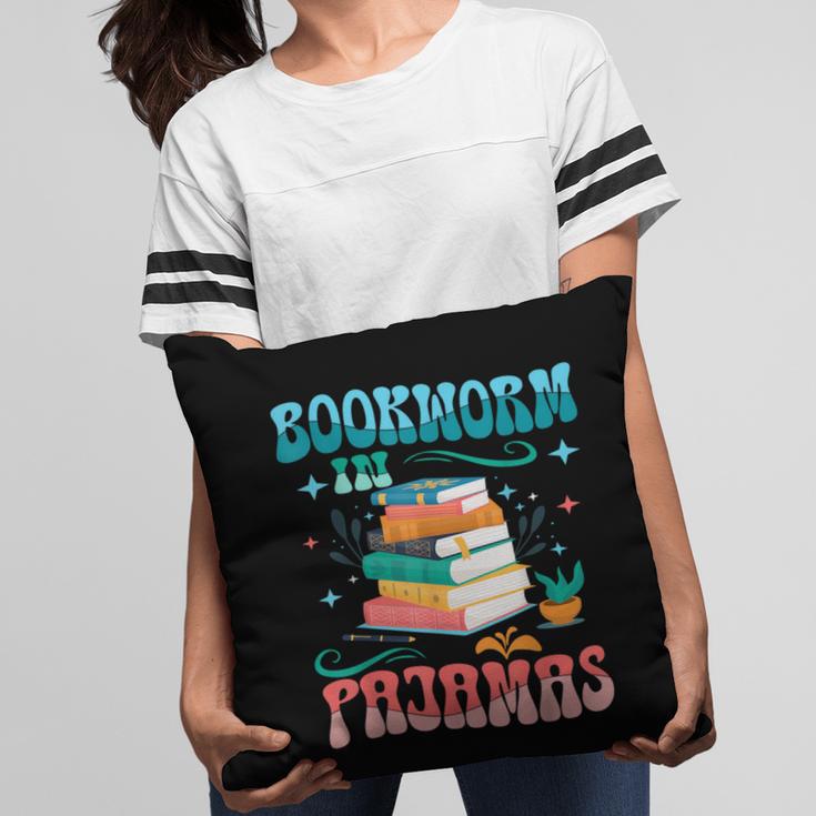 Book Reader Librarian Bookworm In Pajamas Book And Pajama Pillowcase