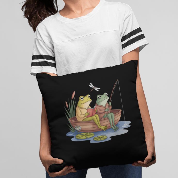 Book Shirt Frog Toad Fishing Vintage Book Frog Pillowcase Book Shirt Frog Toad Fishing Vintage Book Frog Pillowcase