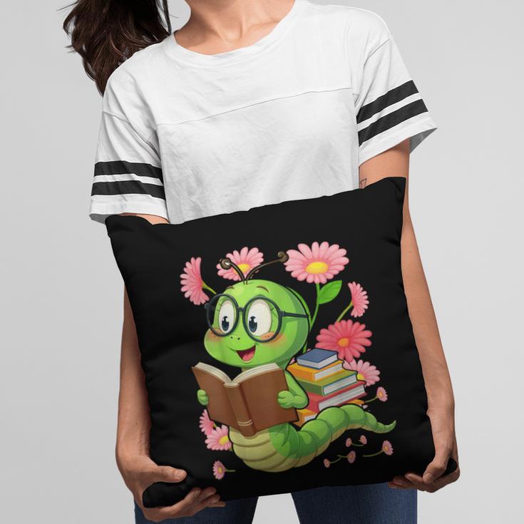Book Worm Costume World Book Day Cute Kawaii Worm Reading Pillowcase
