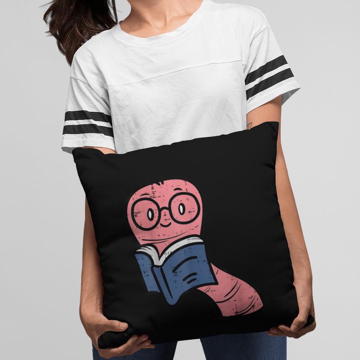 Book Worm Pun Read Reading Librarian America Men Women Kids Pillowcase