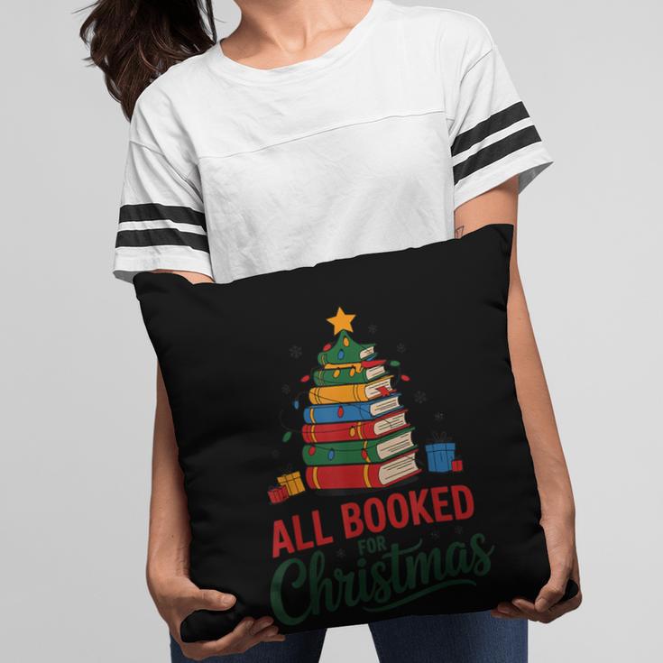 All Booked For Christmas Librarian Reader Xmas Pajama Pillowcase