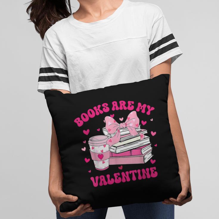 All Booked For Valentines Book Reading Coquette Bow Pillowcase