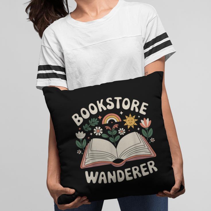 Bookstore Wanderers Retro Women Book Lovers Pillowcase