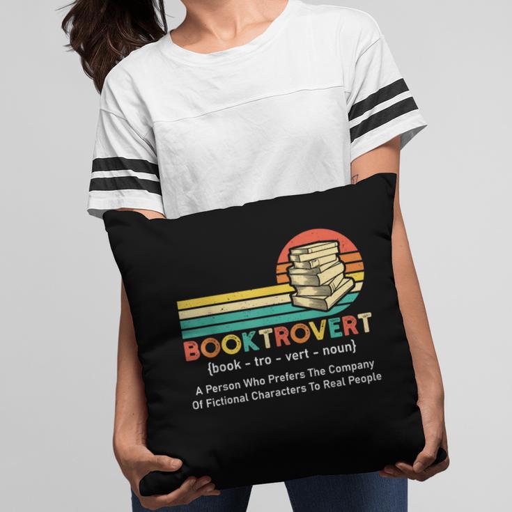 Booktrovert Definition Book Lover Pillowcase