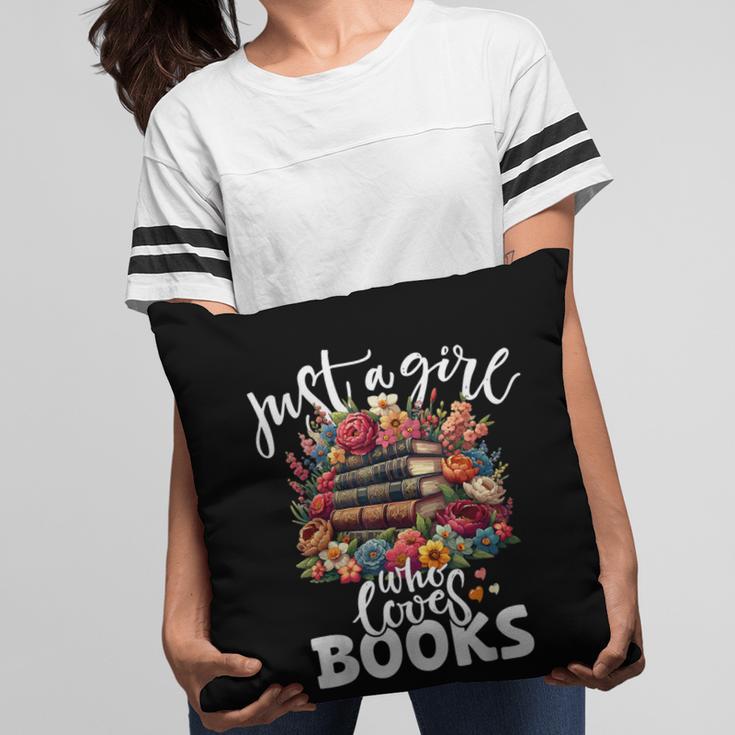 Bookworm For Women Just A Girl Who Loves Books Pillowcase
