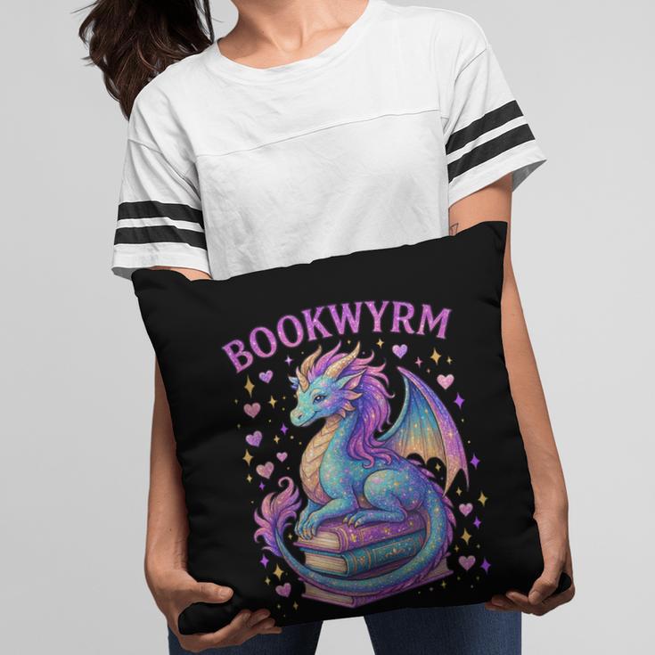 Bookwyrm Just a Girl Who Loves Dragons Books Dragon Reader Pillowcase