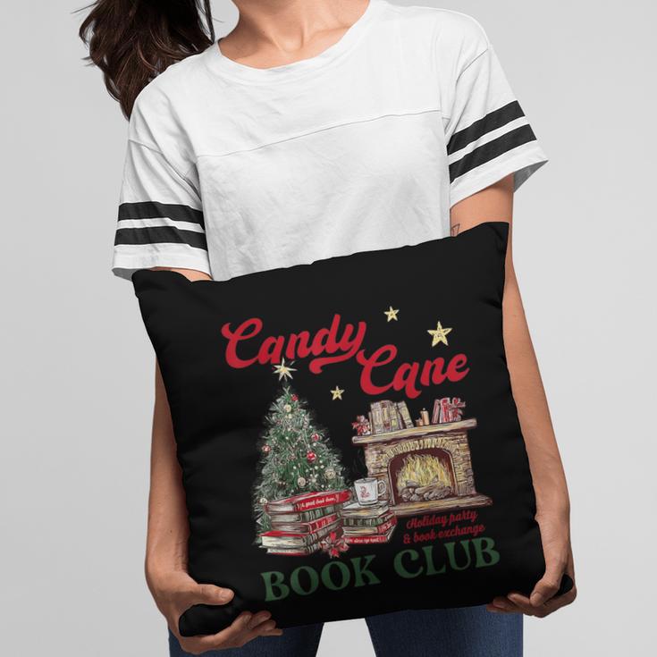 Candy Cane Book Club Holiday Party & Book Exchange Pillowcase