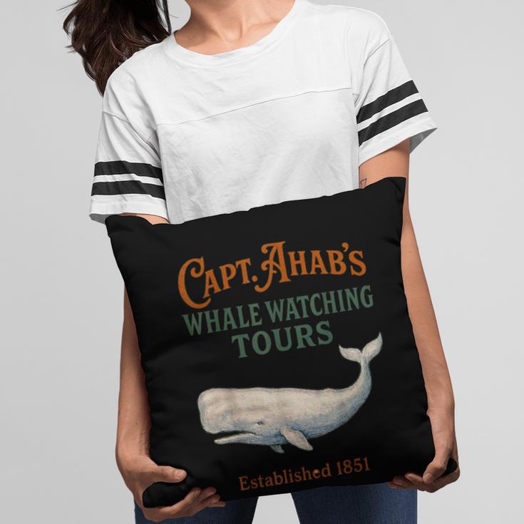Captain Ahab’s Whale Watching Tours – Moby Book Parody Pillowcase