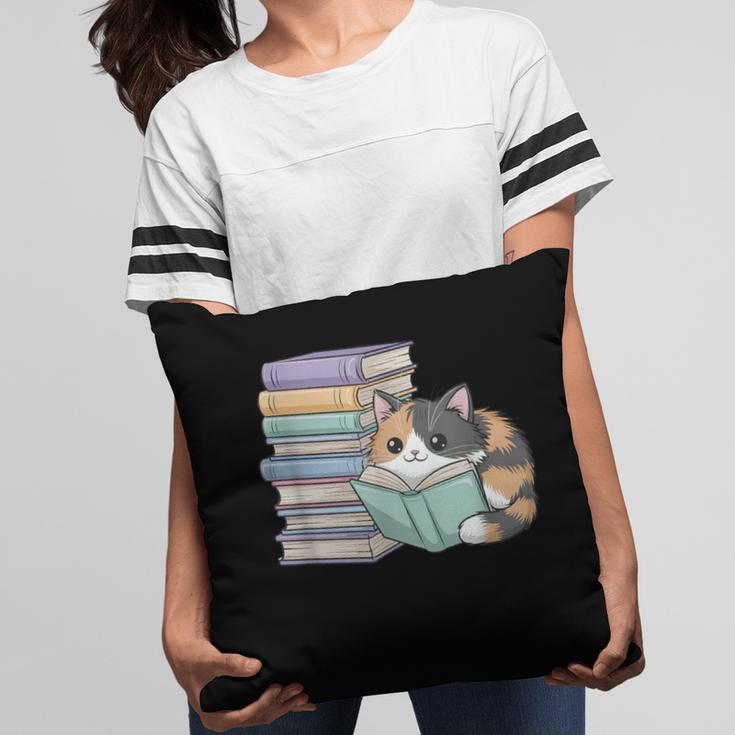 Cat On Books Pets Cats Reading Book Nerd Read Reader Bookcat Pillowcase Cat On Books Pets Cats Reading Book Nerd Read Reader Bookcat Pillowcase