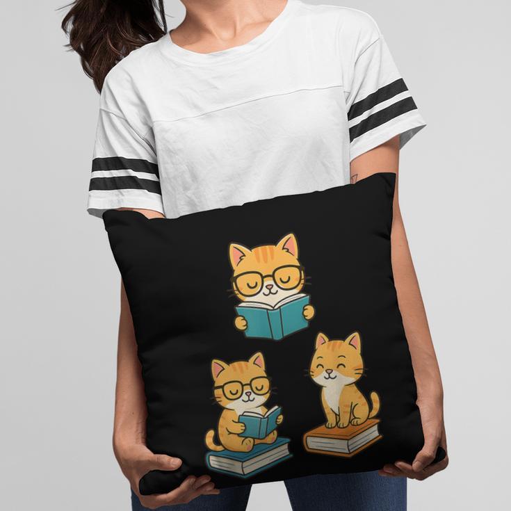 Cats Reading Book Lover Reading Bookworm Reader Pillowcase