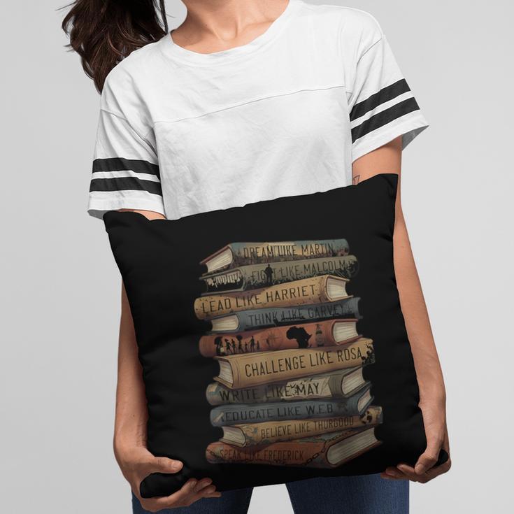 Celebrating History Month Floral Books Teacher Pillowcase