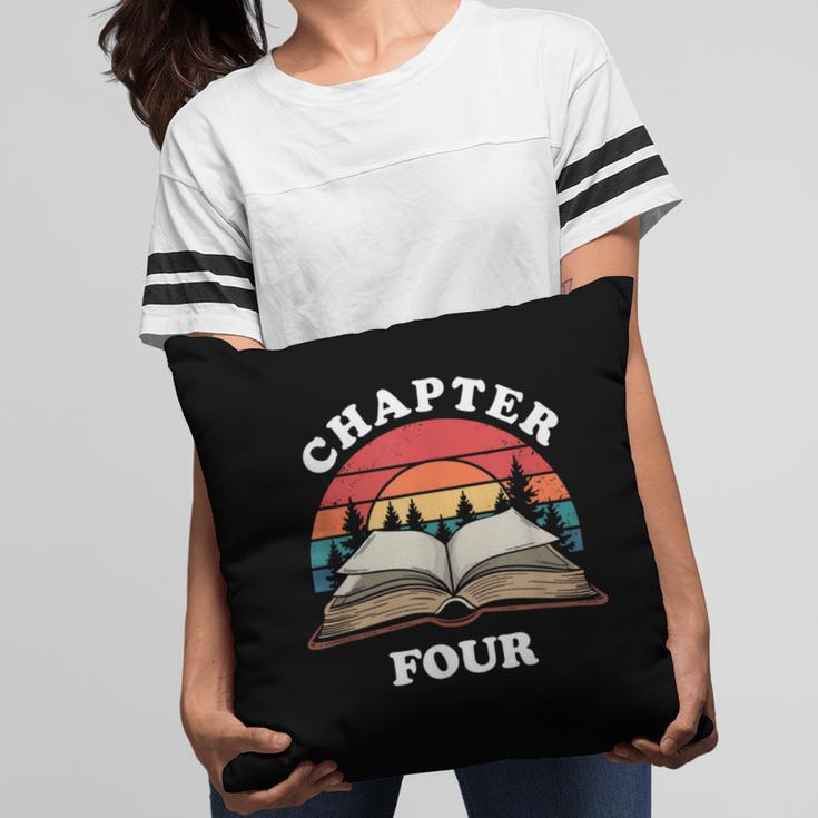 Chapter Four Book Reading 4th Birthday 4 Year Old Pillowcase