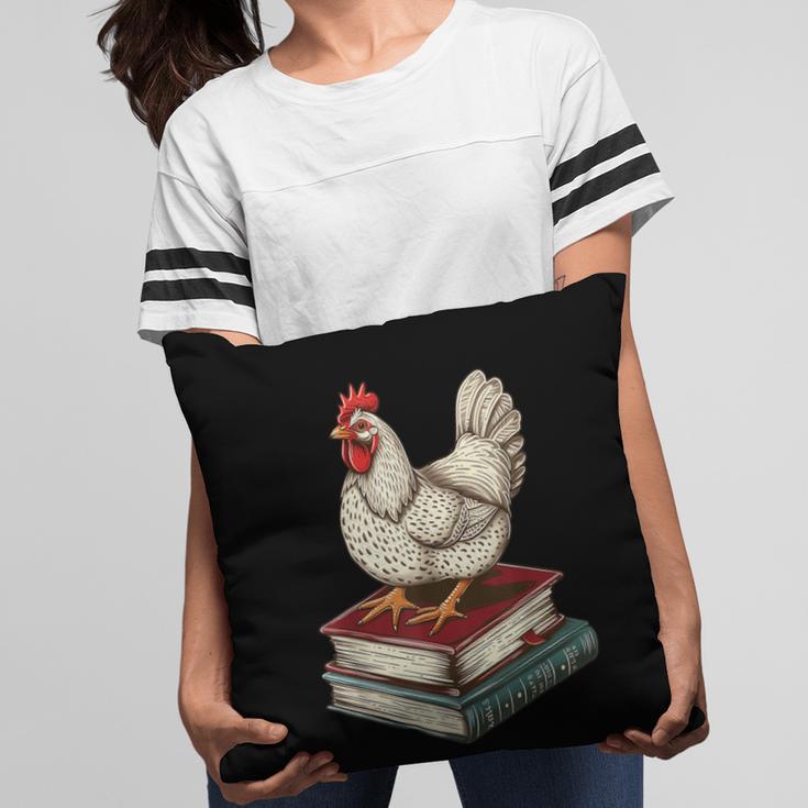 Chicken Books Back To School First Day Of School Boys Girls Pillowcase