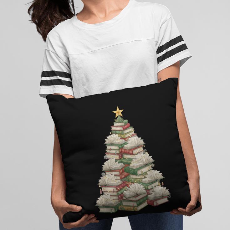 Christmas Book Tree Teacher Book Lover Xmas Librarian Pillowcase Christmas Book Tree Teacher Book Lover Xmas Librarian Pillowcase