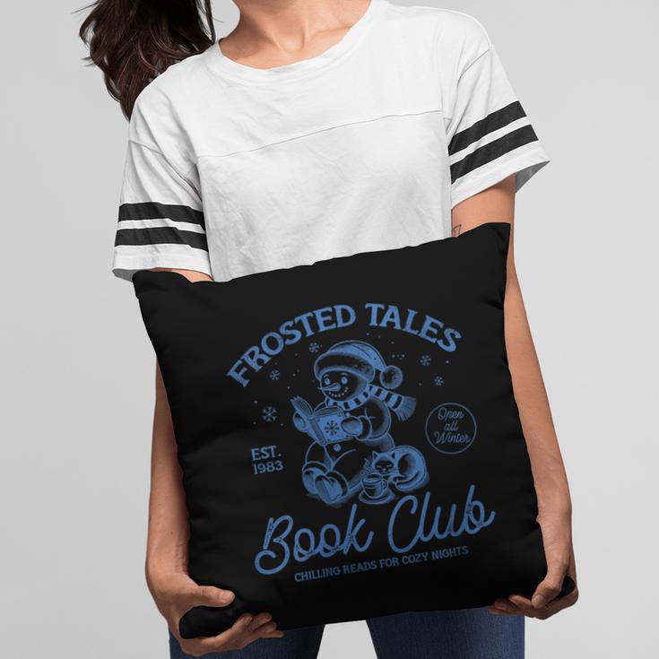Christmas Snowman Frosted Tales Book Club Pillowcase