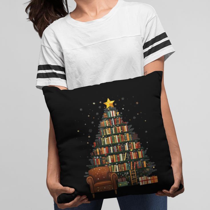 Christmas Tree Bookshelf Book Lover Library Pillowcase Christmas Tree Bookshelf Book Lover Library Pillowcase