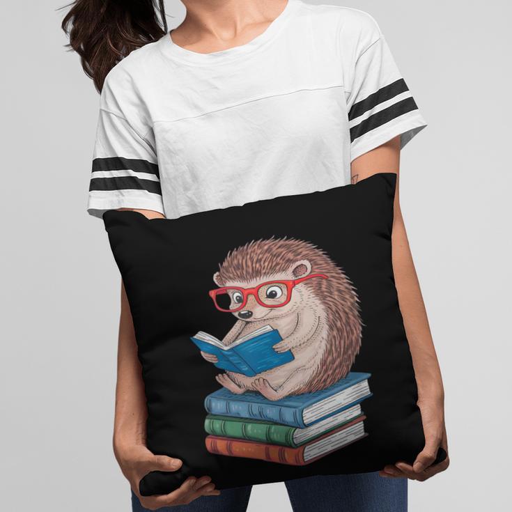 Cool Hedgehog Book Nerd Readers Pillowcase