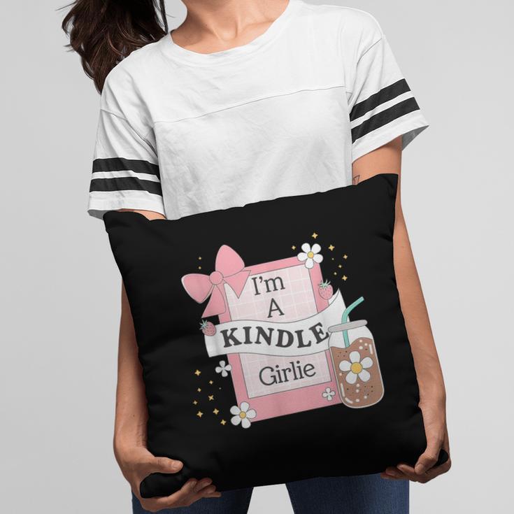 Cute Bookish Kindle Girlie Nerdy Read Book Lover Girl Women Pillowcase