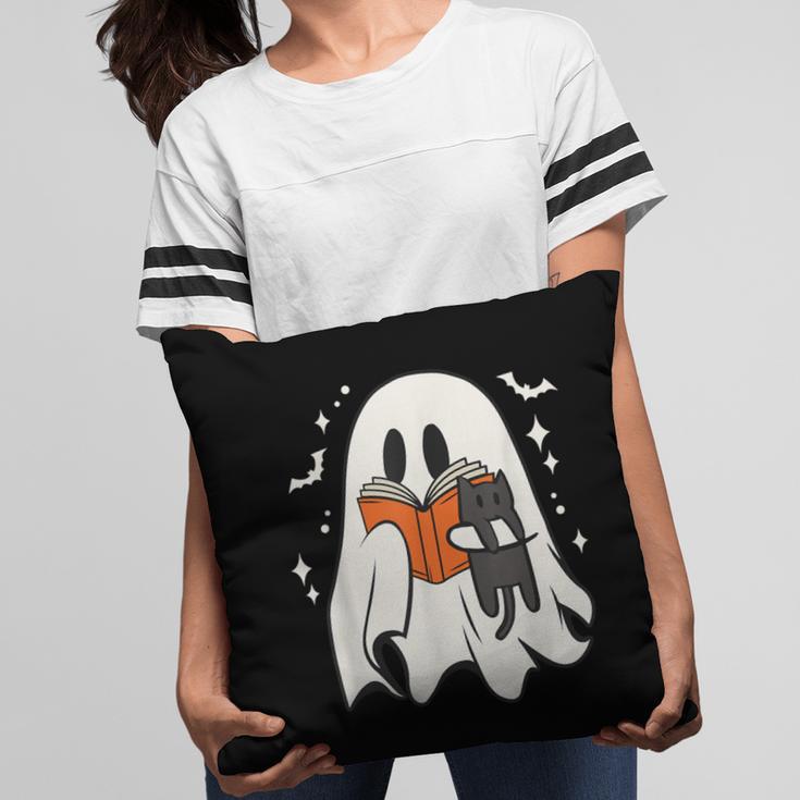 Cute Ghost Reading Book Spooky Season Halloween Costume Kids Pillowcase