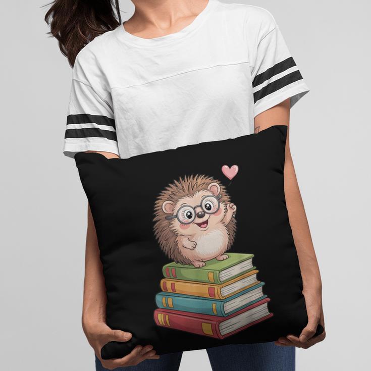 Cute Hedgehog Reading Books Animal Lover Reader Bookworm Pillowcase Cute Hedgehog Reading Books Animal Lover Reader Bookworm Pillowcase