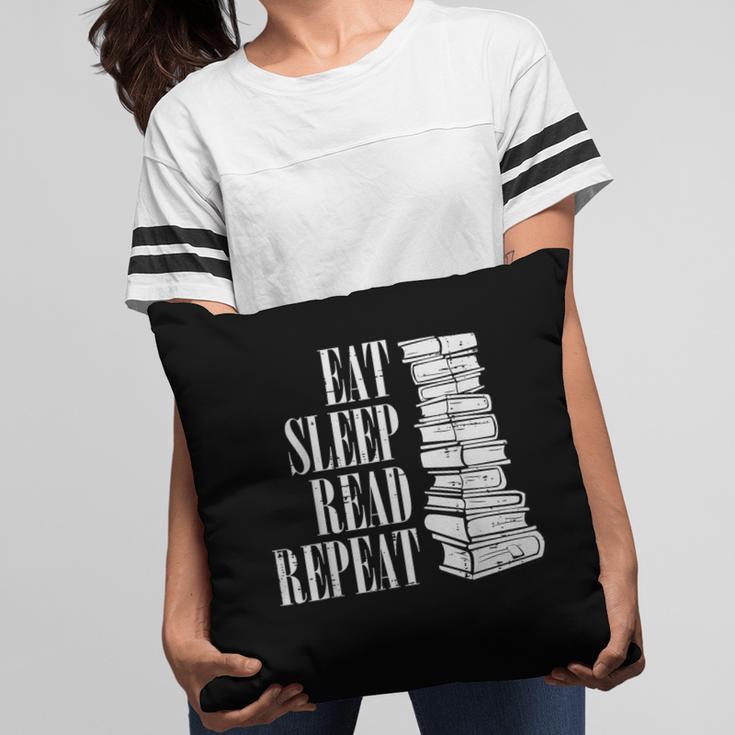 Eat Sleep Read Repeat Reading Book Librarian Men Women Kids Pillowcase