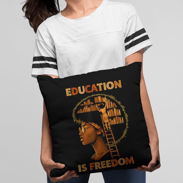Education Is Freedom Teacher Book Black History Month Pillowcase