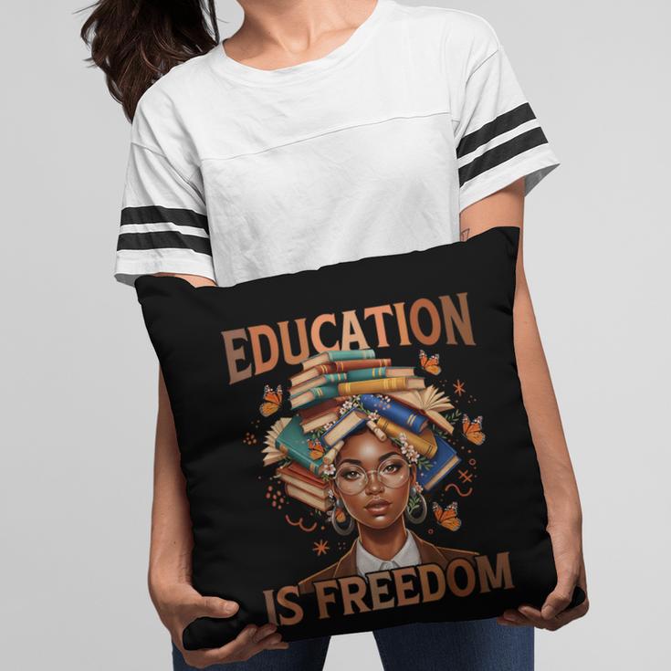 Education Is Freedom Teacher Books Black History Month Pillowcase