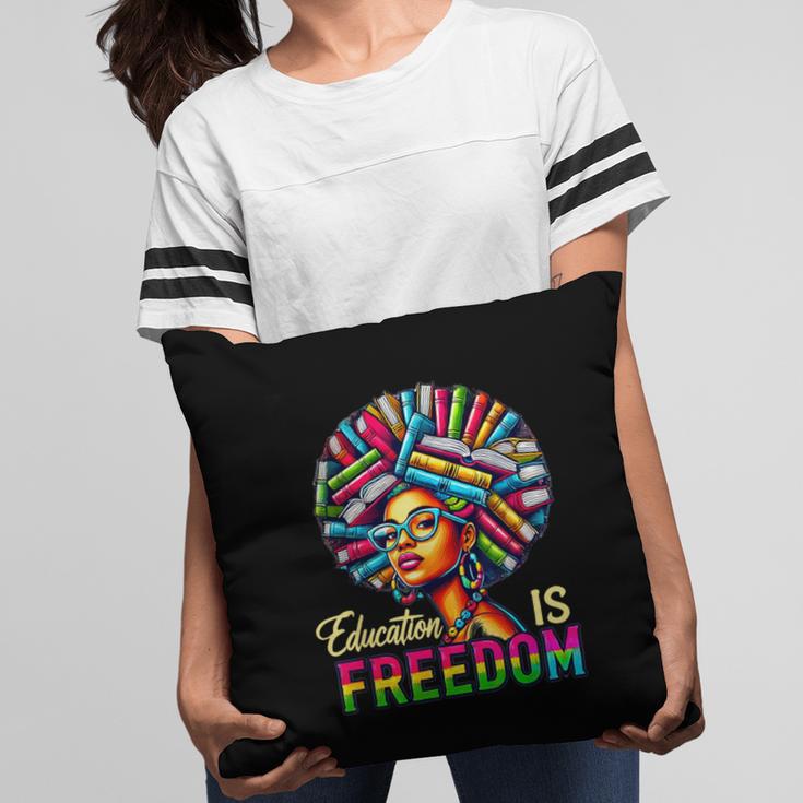 Education Freedom Teacher Books Black History Month Pillowcase