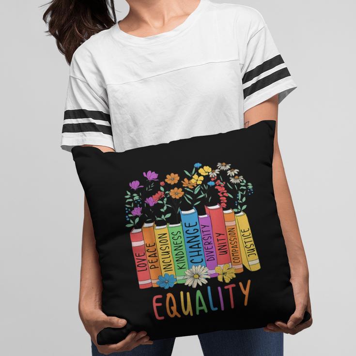 Equality Book LGBTQ Wildflowers Equal Rights Gay Kindness Pillowcase