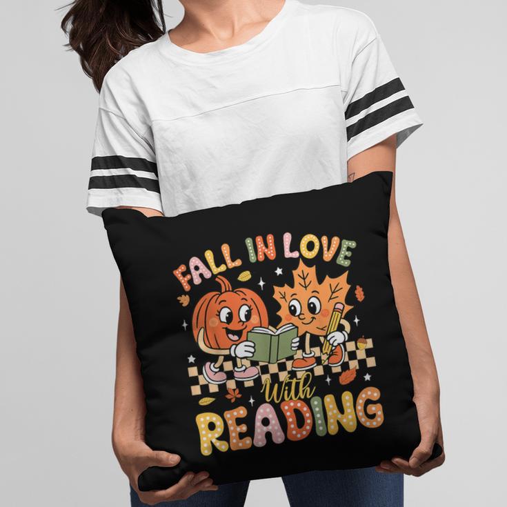 Fall In Love With Reading Autumn Pumpkin Teacher Book Lover Pillowcase Fall In Love With Reading Autumn Pumpkin Teacher Book Lover Pillowcase