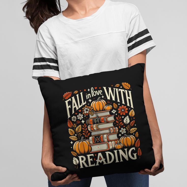 Fall In Love With Reading Book Autumn Pumpkins And Teachers Pillowcase Fall In Love With Reading Book Autumn Pumpkins And Teachers Pillowcase