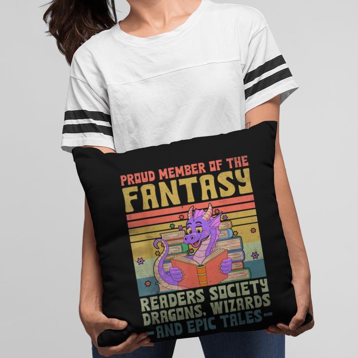 Fantasy Reader Society Reading Book Retro Bookworm Reader Pillowcase Fantasy Reader Society Reading Book Retro Bookworm Reader Pillowcase