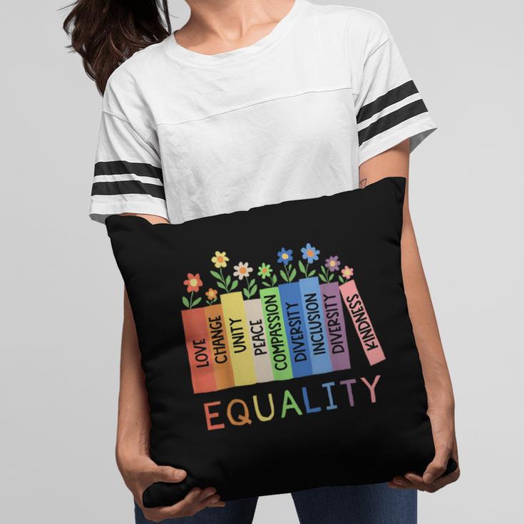 Floral Book Equality Human Rights Social Justice Peace Love Pillowcase Floral Book Equality Human Rights Social Justice Peace Love Pillowcase
