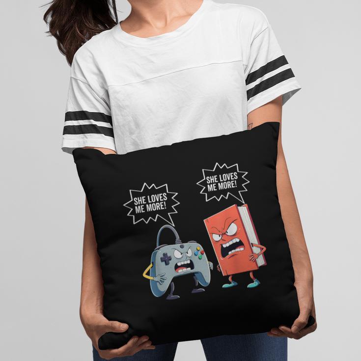 Gamer Book Lover Girl Women Bookworm Video Gaming Daughter Pillowcase Gamer Book Lover Girl Women Bookworm Video Gaming Daughter Pillowcase