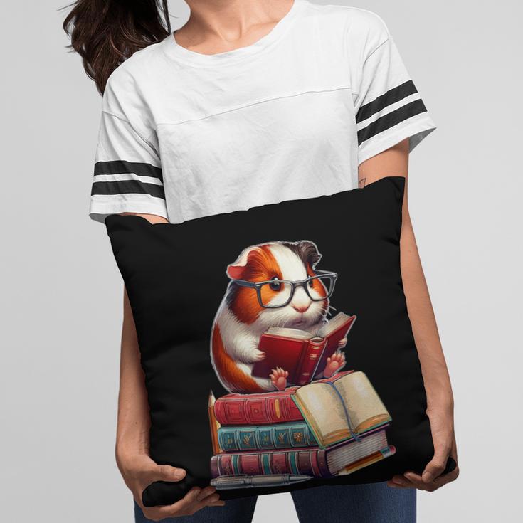 Guinea Pig Reading Books Matching Bookworm Readers Librarian Pillowcase