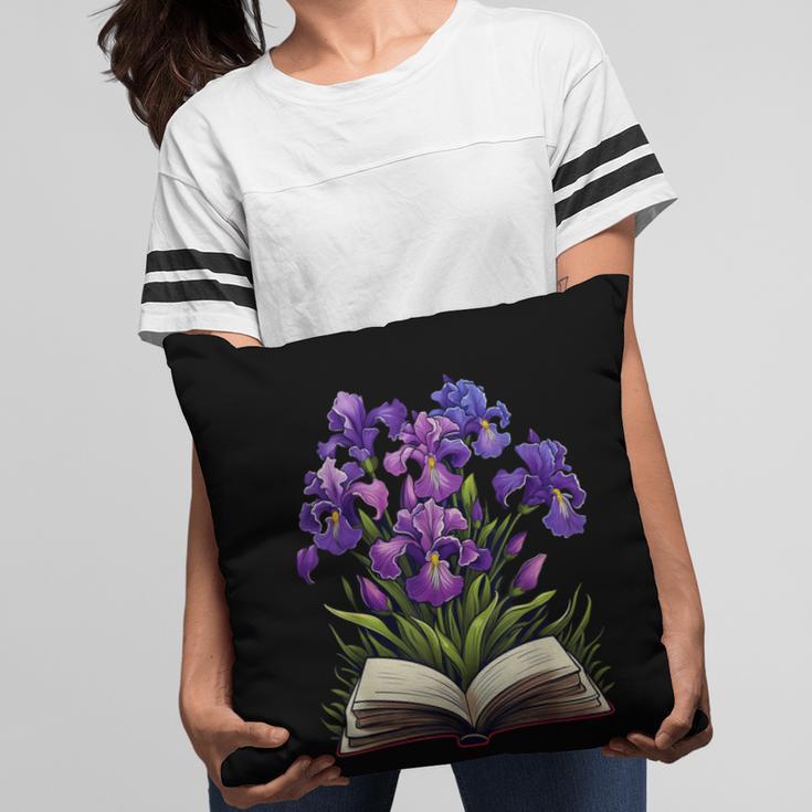 Irises Flowers Book Iris Floral Pillowcase