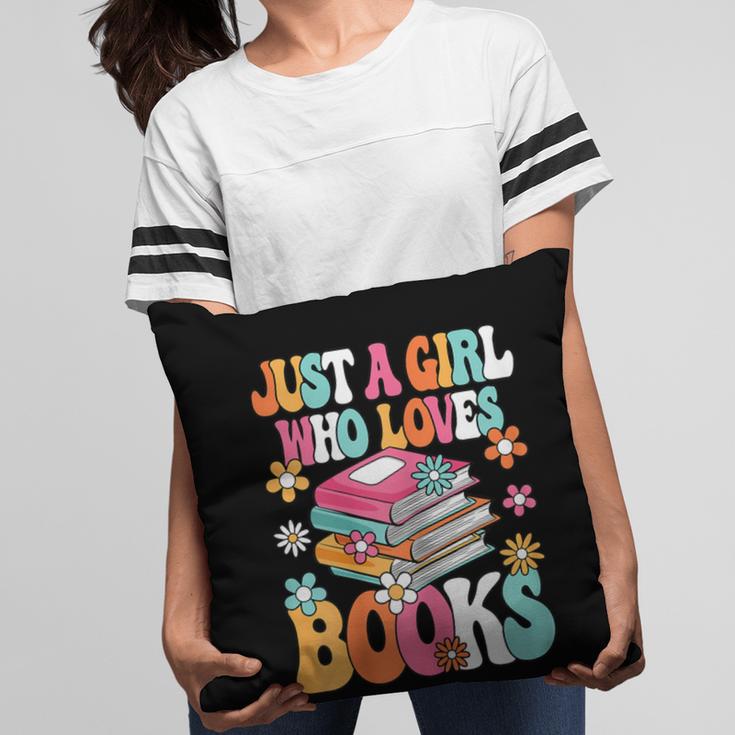 Just A Girl Who Loves Books Reading Cute Bookworm Girls Kids Pillowcase Just A Girl Who Loves Books Reading Cute Bookworm Girls Kids Pillowcase