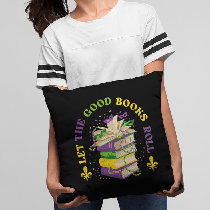 Let The Good Books Roll Mardi Gras Reading Pillowcase Let The Good Books Roll Mardi Gras Reading Pillowcase