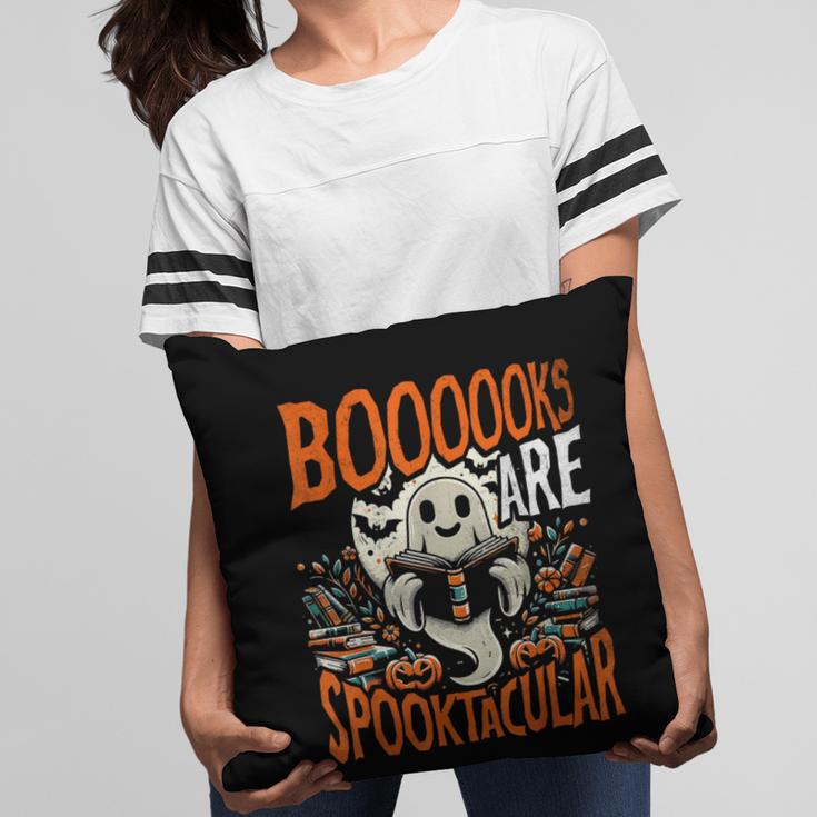 Library Halloween Book Lover Ghost With Books Pillowcase