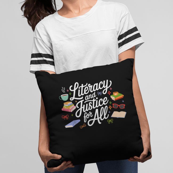 Literacy And Justice For All Protect Libraries Banned Books Pillowcase
