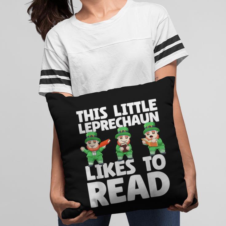 This Little Leprechaun Likes To Read St Patrick's Day Book Pillowcase